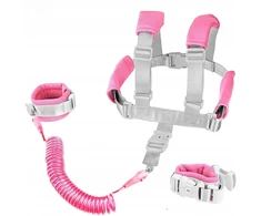 Pink 1,5M APYRANĖS SAUGUS VAIKAS ANTI KIDDING Rožinis LOCK