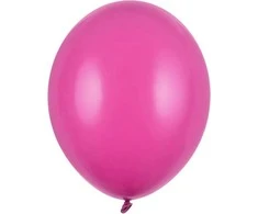 Pink Balionai Party deko 30cm/100vnt. metal.sp./Hot Rožinė