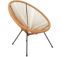Pinta kėdė EGGO, smėlio sp. 72 x 77 x 83 cm