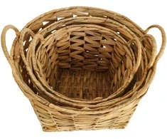 Pintas krepšys su rankenomis FYD Ø38/H25cm natūralios sp.