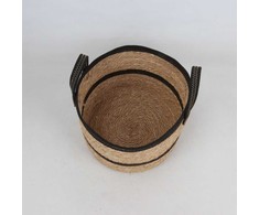 Pintas krepšys su rankenomis S/Ø40xH28cm Natural