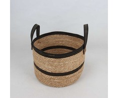 Pintas krepšys su rankenomis S/Ø40xH28cm Natural