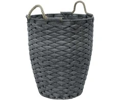 Pintas krepšys su rankenomis S Household 38x32x32cm pilkas