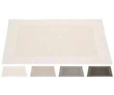 Pintas stalo serviravimo padėkliukas, kreminės sp., 43 x 28 cm