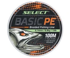 Pintas valas Basic PE Select 100m/0.12mm Dark Žalias