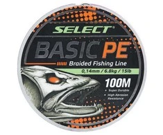Pintas valas Basic PE Select 100m/0.20mm Dark Žalias