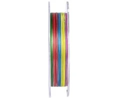Pintas valas Vanrex Egi&amp;Jigging X4 Braid Lucky John 0.10mm/150m Multi Color