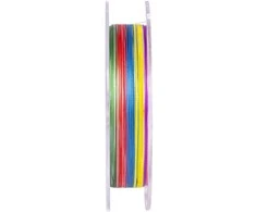 Pintas valas Vanrex Egi&amp;Jigging X4 Braid Lucky John 0.12mm/150m Multi Color