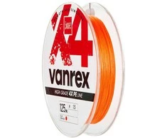 Pintas valas Vanrex Fluo Oranžinis Lucky John 125m/Ø0.12mm