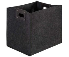 Home4You Pintinė MAX FELT-2, 36x28x35 cm, tamsiai pilkas