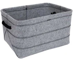 Home4You Pintinė MAX FELT-3, 36x26x20 cm, šviesiai pilkas veltinis