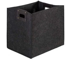 Home4You Pintinė MAX FELT-4, 28x22x28 cm, tamsiai pilkas