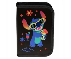 PIÓRNIK ROZKŁADANY Z WYPOSAŻENIEM STITCH PASO DLA DZIEWCZYNKI SZKOŁA DISNEY