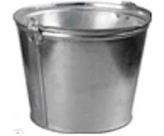 Pirties kibiras 12L cinkuotos skardos