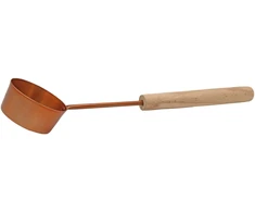 Pirties samtis SAUNIA, 45 cm, aliuminio, vario sp., beržo rankenėlė
