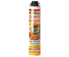 Pistoletinės montavimo putos SOUDAL Geltonas GUNFOAM, geltonos sp., 750 ml