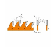 Pjovimo diskas medienai CMT ITK-Plus® 271; 305x2,6x30; Z72; -5°