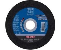 Pjovimo diskas PFERD EHT125-1,6 Ceramic SGP Steel