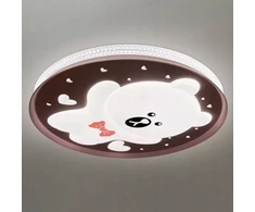 Lubinis šviestuvas Plafon MIlagro Bear pink Led ceiling light 34 W