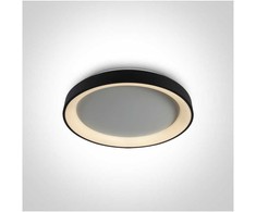 Lubinis šviestuvas 30W LED plafonas, juodas, 2700/3000/4000K, 62130L/B/V