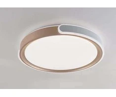 Lubinis šviestuvas Plafoninis LED šviestuvas BALTIK GAISMA, 48W, 3000-6500K, 1500lm,balt/auks,dim, ø50cm,su pultu