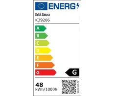 Lubinis šviestuvas Plafoninis LED šviestuvas BALTIK GAISMA,96W,3000-6500K,7488lm,balt/auks,dim,ø50cm,su pultu