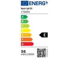 Lubinis šviestuvas Plafoninis LED šviestuvas SPECTOR LIGHT 17660S, 60W 3000-6500K 6800lm DIM, Ø48cm su pultu