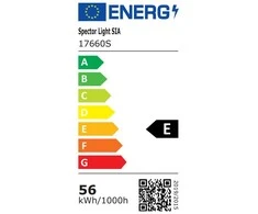 Lubinis šviestuvas Plafoninis LED šviestuvas SPECTOR LIGHT 17660S, 60W 3000-6500K 6800lm DIM, Ø48cm su pultu