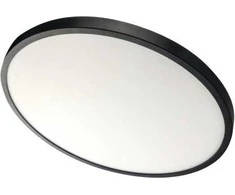 Lubinis šviestuvas Tope Lighting Lubinis juodas LED šviestuvas "TRENT" 48W