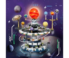 PLANETARIUMO MODELIS SUKIMAS BLOKAS, SAULES SISTEMOS BLOKŲ MODELIS