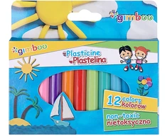 PLASTELINA 12 KOLORÓW GIMBOO