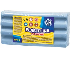 Plastelina Astra 500g, šviesiai mėlyna