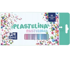 Plastelina Oxford Pastel Mix, 12 spalvų