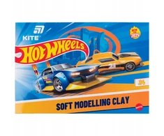 Plastelina woskowa komplektas 24 kolory do prac plastycznych Hot Wheels Kite