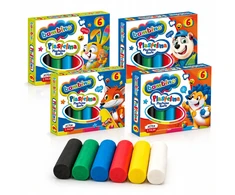Plastelinas Bambino, 6 spalvos