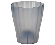 Plastia Dekoratyvinis gėlių vazonas Ola D13cm H15.5cm plastikinis/š.pilkas