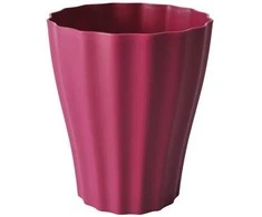 Plastia Dekoratyvinis gėlių vazonas Ola D13cm H15.5cm plastikinis/t.rožinis