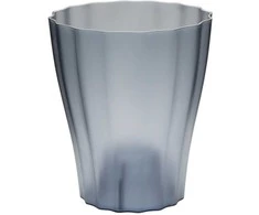Plastia Dekoratyvinis gėlių vazonas Ola D16.5cm H19.5cm plastikinis/š.pilkas
