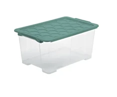 Plastikinė daiktadėžė su dangčiu ROTHO COMPACT, 39.5 x 27.5 x 18 cm, 13 l
