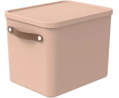 Dėžė su dangčiu ir rankenomis Maloja Rotho 40x29x29.5cm/27L Meadow Rose