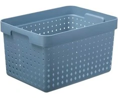 Plastikinė dėžė Seoul L NHG 20.9x26.8x35.7cm mėlyna