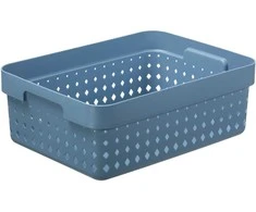 Plastikinė dėžė Seoul M NHG 13.1x26.8x35.7cm mėlyna
