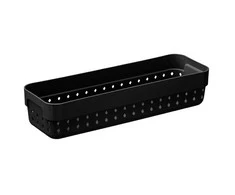 Plastikinė dėžė Seoul M Plast Team 5x7.8x23.8cm juoda