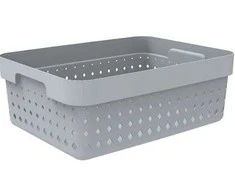 Plastikinė dėžė Seoul PLAST TEAM M/35.7x26.8x13.1cm pilka