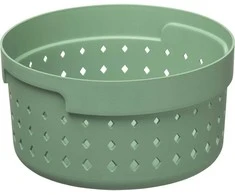 Plastikinė dėžė Seoul Round NHG S Rosemary Žalias
