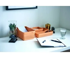 Plastikinė dėžė Seoul S Plast Team 5x7.8x11.8cm rausva