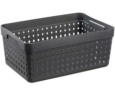 Plastikinė dėžė Seoul XL Plast Team 10x15.8x23.8cm juoda