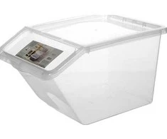 Plastikinė dėžė su dangčiu Basic Box Plast Team 48L permatoma
