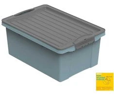 Plastikinė dėžė su dangčiu Compact Eco Line 13L/39.5x27.5x18cm Horizon Mėlyna