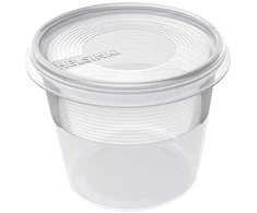 NHG Plastikinė dėžutė maistui užšaldyti Plast Team 0.3L/9x9x7.9cm Helsinki